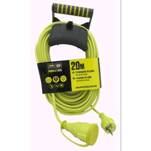 PROLONGADOR DE CABLE 20M PRO XT + ORDENACABLE 3X1.5MM LUCECO (UU)