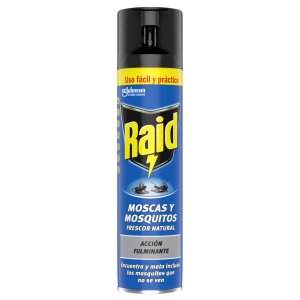 INSECTICIDA MOSCAS Y MOSQUITOS DE SPRAY DE 400ML. RAID