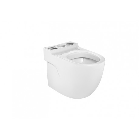 TAZA INODORO SUELO PARED N-MERIDIAN BLANCO COMPACTO TANQUE BAJO PROF. 600 MM. ROCA A342248000